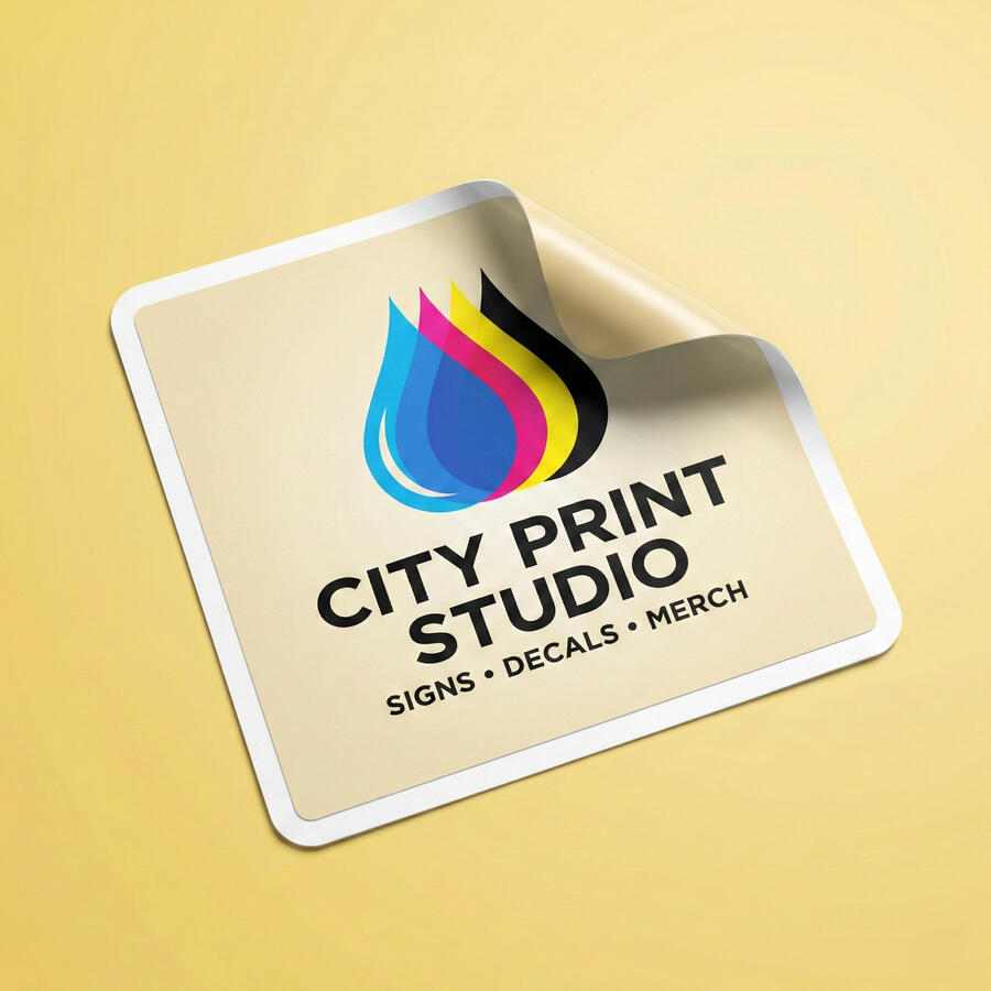 Decal embroidery effect